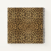 Leopard Spot Skin Print personaliseren Notitieboek (Achterkant)