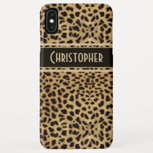 Leopard Spot Skin Print Personated iPhone XS Max Hoesje