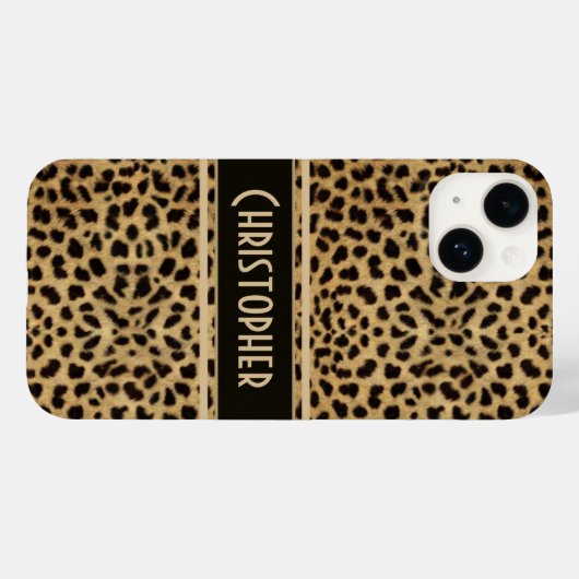 Leopard Spot Skin Print Personated Case-Mate iPhone Case (Achterkant (horizontaal))
