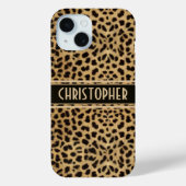 Leopard Spot Skin Print Personated Case-Mate iPhone Case (Achterkant)