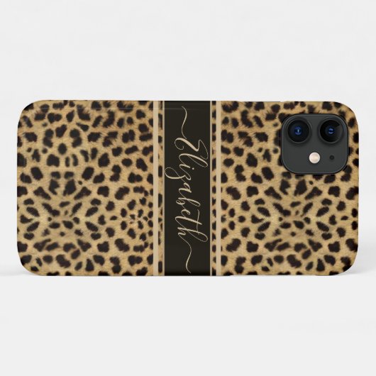 Leopard Spot Skin Print Personated Case-Mate iPhone Case (Achterkant (horizontaal))