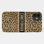 Leopard Spot Skin Print Personated Case-Mate iPhone Case (Achterkant (horizontaal))