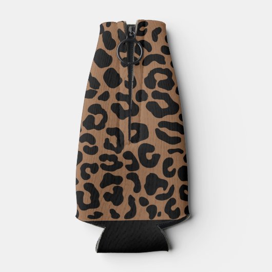 Leopard Spot Skin Print Personated Flesjeskoeler (Achterkant)