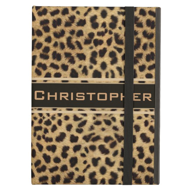 Leopard Spot Skin Print Personated iPad Air Hoesje (Voorkant Gesloten)