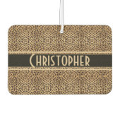 Leopard Spot Skin Print Personated Luchtverfrisser (Voorkant)