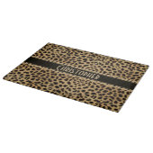 Leopard Spot Skin Print Personated Snijplank (Hoek)