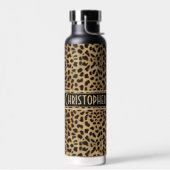 Leopard Spot Skin Print Personated Waterfles (Links)