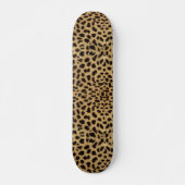 Leopard Spot Skin Print Skateboard (Voorkant)