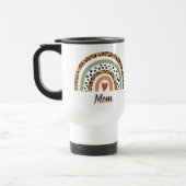 Leopard Spots afdrukken Rainbow Travel Mug Reisbeker (Links)