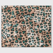Leopard Spots Animal Print Patroon Cadeaupapier (Vlak)
