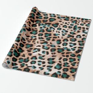Leopard Spots Animal Print Patroon Cadeaupapier