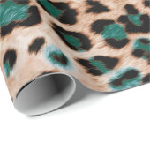 Leopard Spots Animal Print Patroon Cadeaupapier (Rol Hoek)
