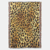 Leopard Spots Camouflage Pattern Painting Deken (Voorkant Verticaal)