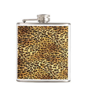 Leopard Spots Camouflage Pattern Painting Heupfles