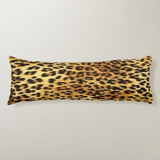 Leopard Spots Camouflage Pattern Painting Lichaamskussen (Voorkant)