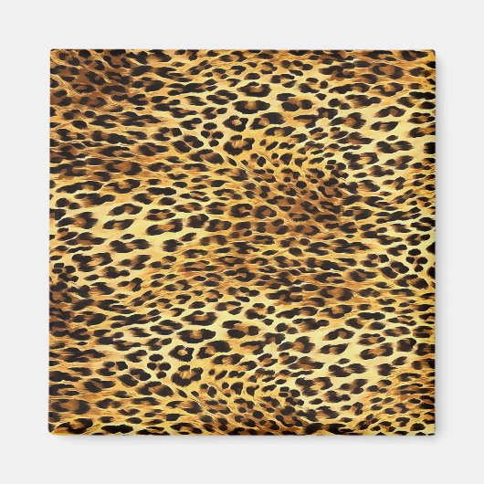 Leopard Spots Camouflage Pattern Painting Magneet (Voorkant)
