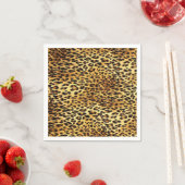 Leopard Spots Camouflage Pattern Painting Servet (Insitu)