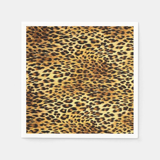 Leopard Spots Camouflage Pattern Painting Servet (Voorkant)