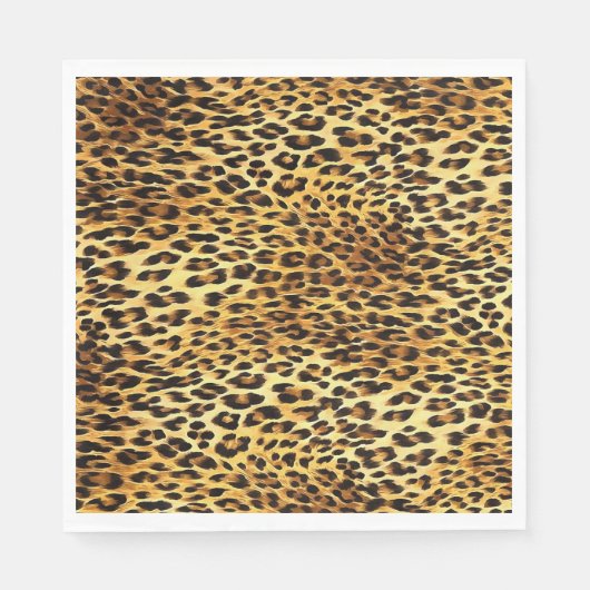 Leopard Spots Camouflage Pattern Painting Servet (Voorkant)