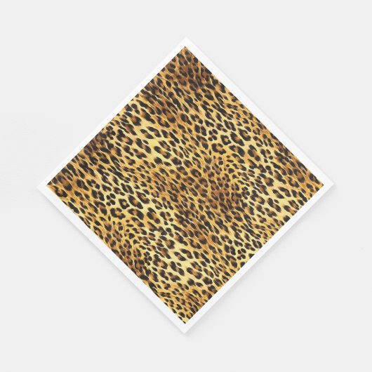 Leopard Spots Camouflage Pattern Painting Servet (Hoek)
