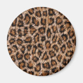 Leopard Spots Fur Jaguar Animal Cat skin Pattern.j Magneet (Voorkant)