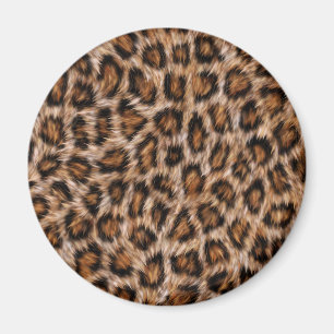 Leopard Spots Fur Jaguar Animal Cat skin Pattern.j Magneet