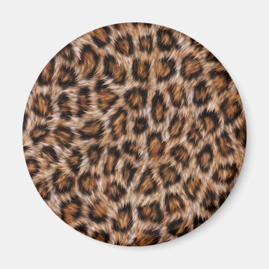 Leopard Spots Fur Jaguar Animal Cat skin Pattern.j Magneet (Voorkant)