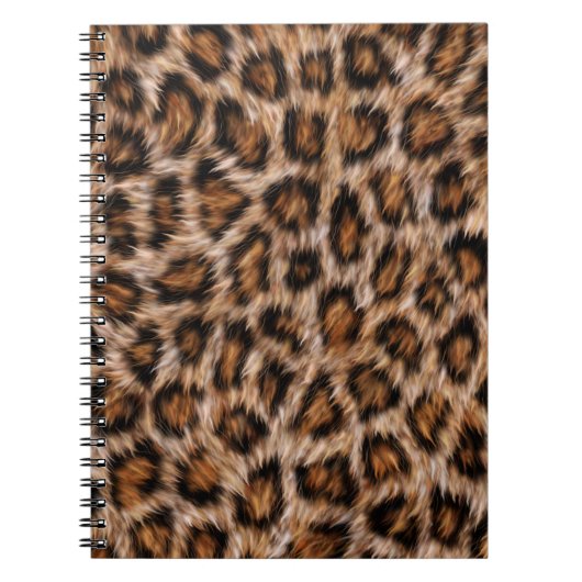 Leopard Spots Fur Jaguar Animal Cat skin Pattern.j Notitieboek (Voorkant)