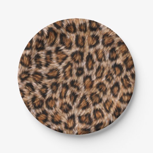 Leopard Spots Fur Jaguar Animal Cat skin Pattern.j Papieren Bordje (Voorkant)