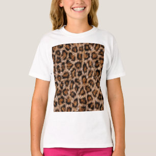 Leopard Spots Fur Jaguar Animal Cat skin Pattern.j T-shirt