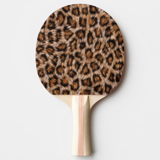 Leopard Spots Fur Jaguar Animal Cat skin Pattern.j Tafeltennisbatje (Voorkant)