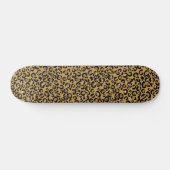 Leopard Spots Gold Fur Jaguar Pattern Persoonlijk Skateboard (Horizontaal)