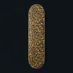 Leopard Spots Gold Fur Jaguar Pattern Persoonlijk Skateboard<br><div class="desc">Dit ontwerp kan worden gepersonaliseerd door de aanpassingsoptie te kiezen om tekst toe te voegen of andere veranderingen aan te brengen. Als dit product de optie heeft om het ontwerp naar een ander object over te brengen, moet u het ontwerp zo nodig aanpassen. Neem contact met me op colorflowcreations@gmail.com als...</div>