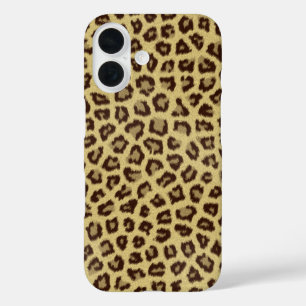 Leopard Spots Golden iPhone 16 Hoesje