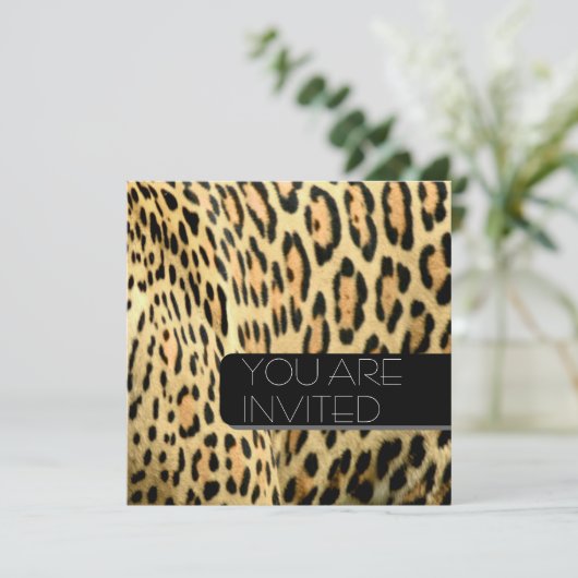 Leopard spots kaart (Staand voorkant)