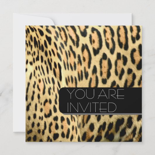 Leopard spots kaart (Voorkant)