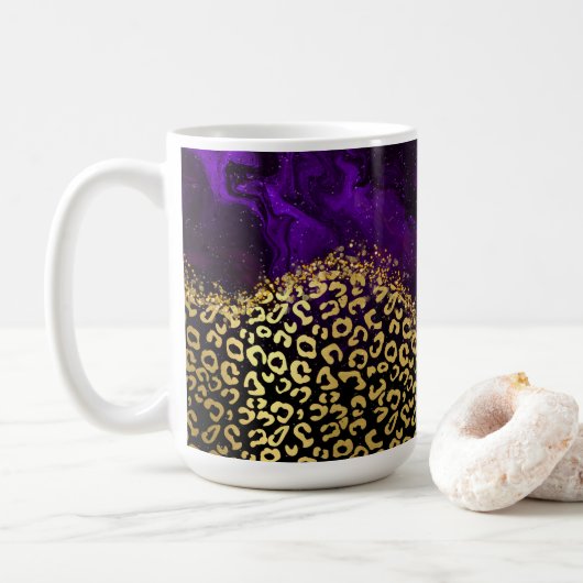 Leopard Spots Koffiemok (Met donut)