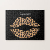 Leopard Spots Lipstick Kiss Thunder_Cove Legpuzzel (Horizontaal)