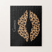 Leopard Spots Lipstick Kiss Thunder_Cove Legpuzzel (Verticaal)