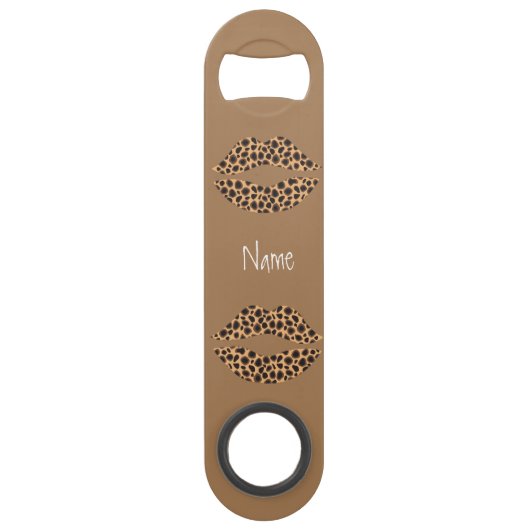 Leopard Spots Lipstick Kiss Thunder_Cove Speed Flessenopener (Achterkant)