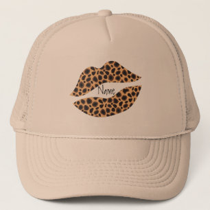 Leopard Spots Lipstick Kiss Thunder_Cove Trucker Pet