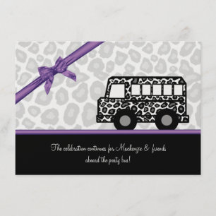 Leopard Spots Party Bus Kaart