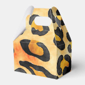 Leopard Spots Pattern Bachelorette Party Bedankt Bedankdoosjes (Achterkant)