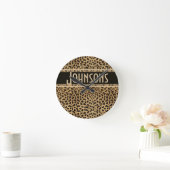 Leopard Spots Pattern Ronde Klok (Huis)