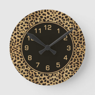 Leopard Spots Pattern Ronde Klok