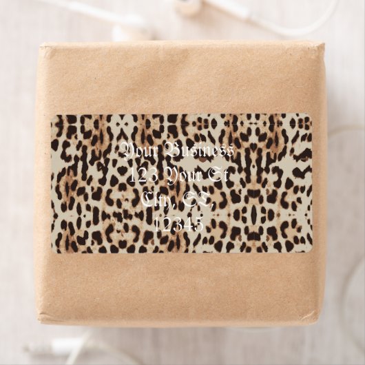Leopard Spots Pattern Thunder_Cove Etiket (Insitu)
