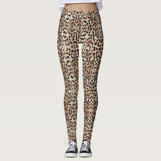 Leopard Spots Pattern Thunder_Cove Leggings (Voorkant)