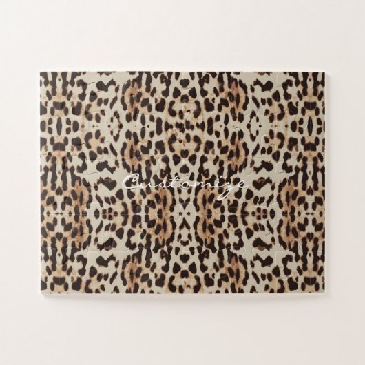 Leopard Spots Pattern Thunder_Cove Legpuzzel (Horizontaal)