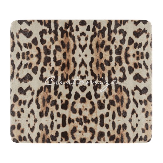 Leopard Spots Pattern Thunder_Cove Snijplank (Voorkant)