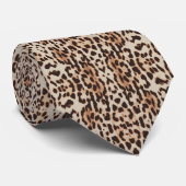 Leopard Spots Pattern Thunder_Cove Stropdas (Opgerold)